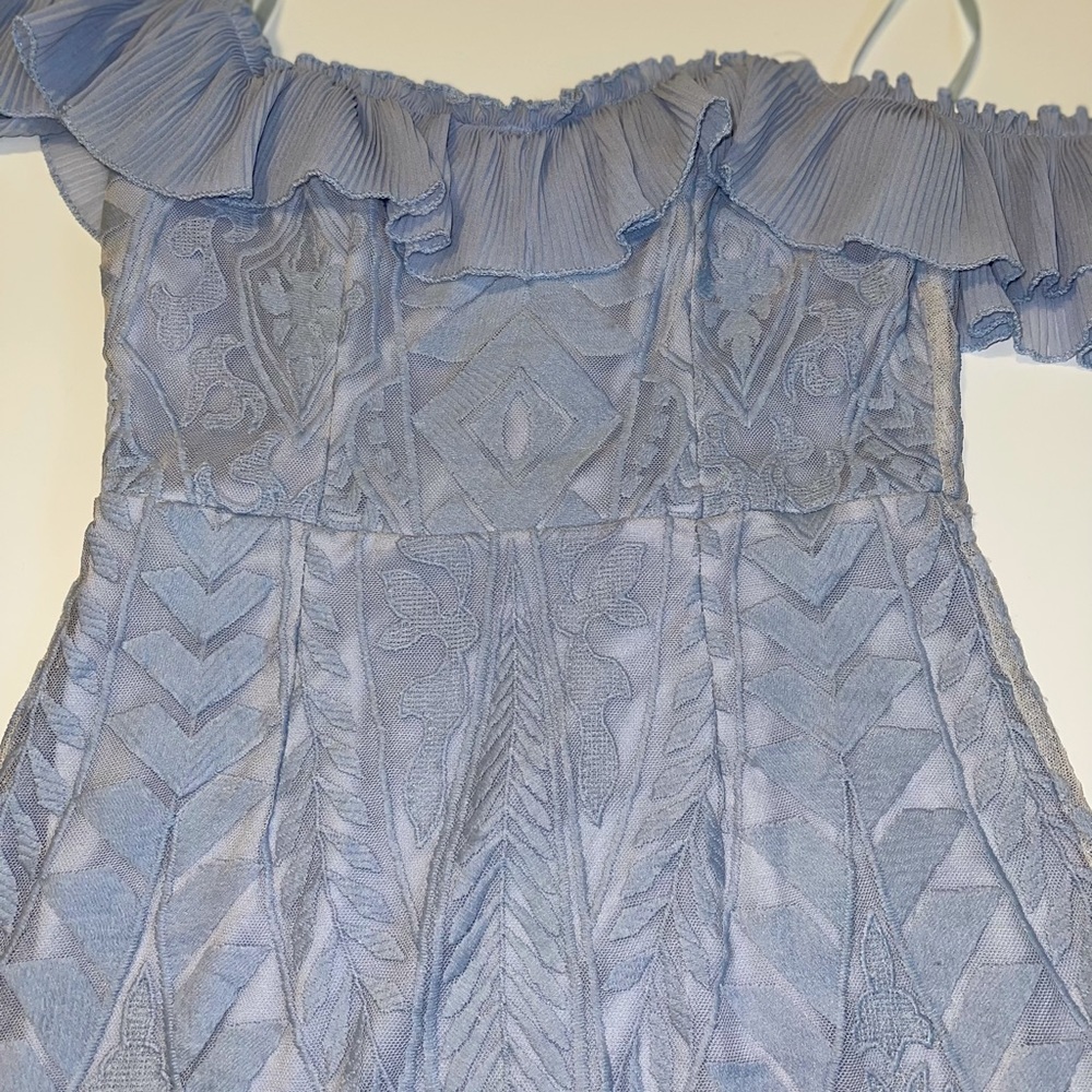 Saints & secrets blue dress . Size S. Used only one. It fits beautiful